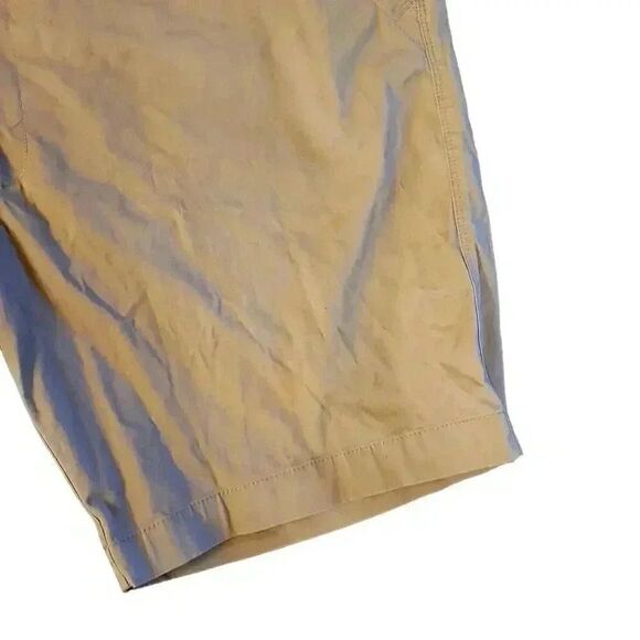 Savane Men's Tan Cotton/Spandex Flat Front Chino Shorts - Picture 5 of 14